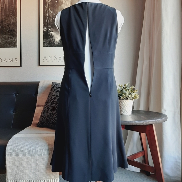 LBD Ann Taylor Elegant Black Sleeveless Dress by Ann Taylor Sz 6 - Picture 3 of 11